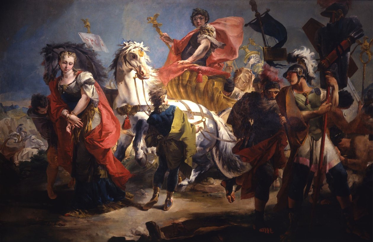 Triunfo de Aureliano de Giovanni Battista Tiepolo