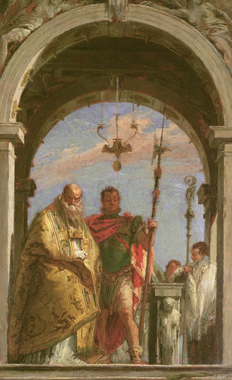 Dois santos de Giovanni Battista Tiepolo