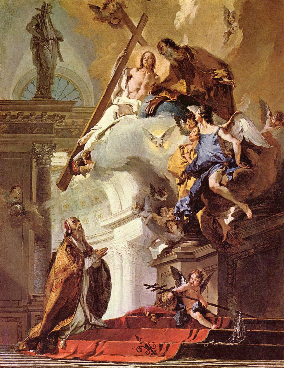 Visão do papa Clemente de Giovanni Battista Tiepolo