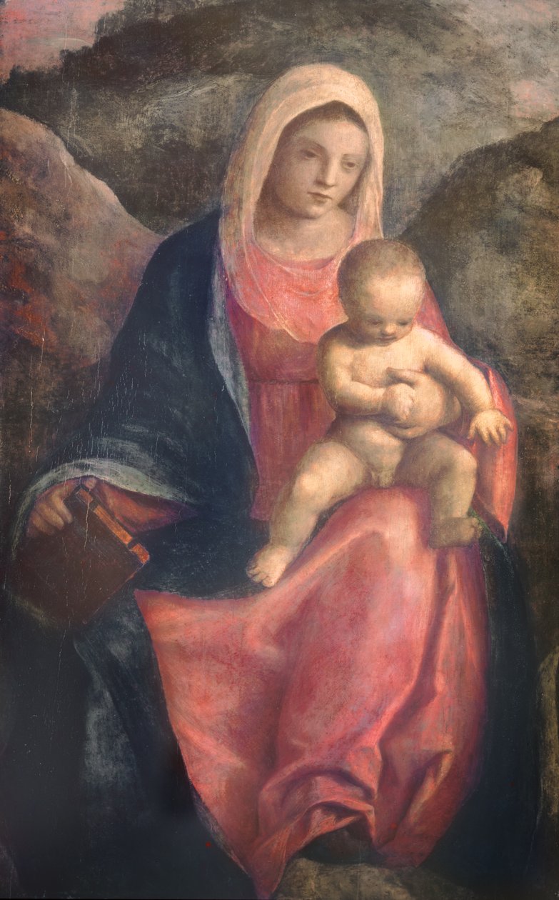 Madonna e criança (painel) de Giovanni Bellini