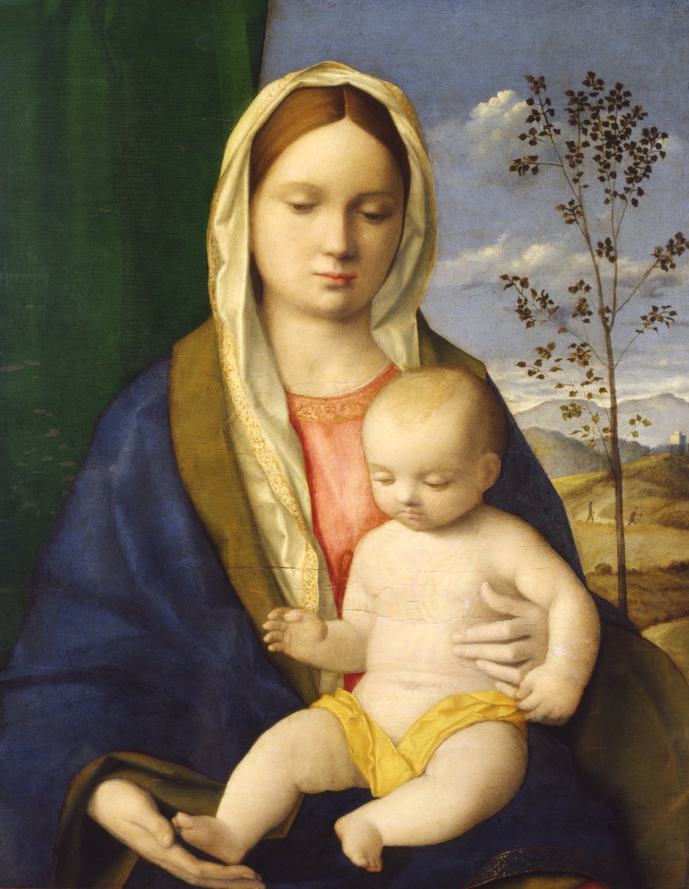 Madonna e criança, c.1510 de Giovanni Bellini