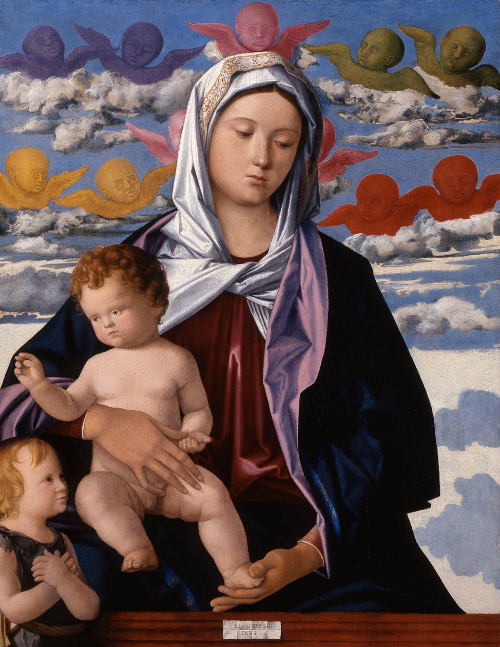 Madonna e criança com São João Batista de Giovanni Bellini