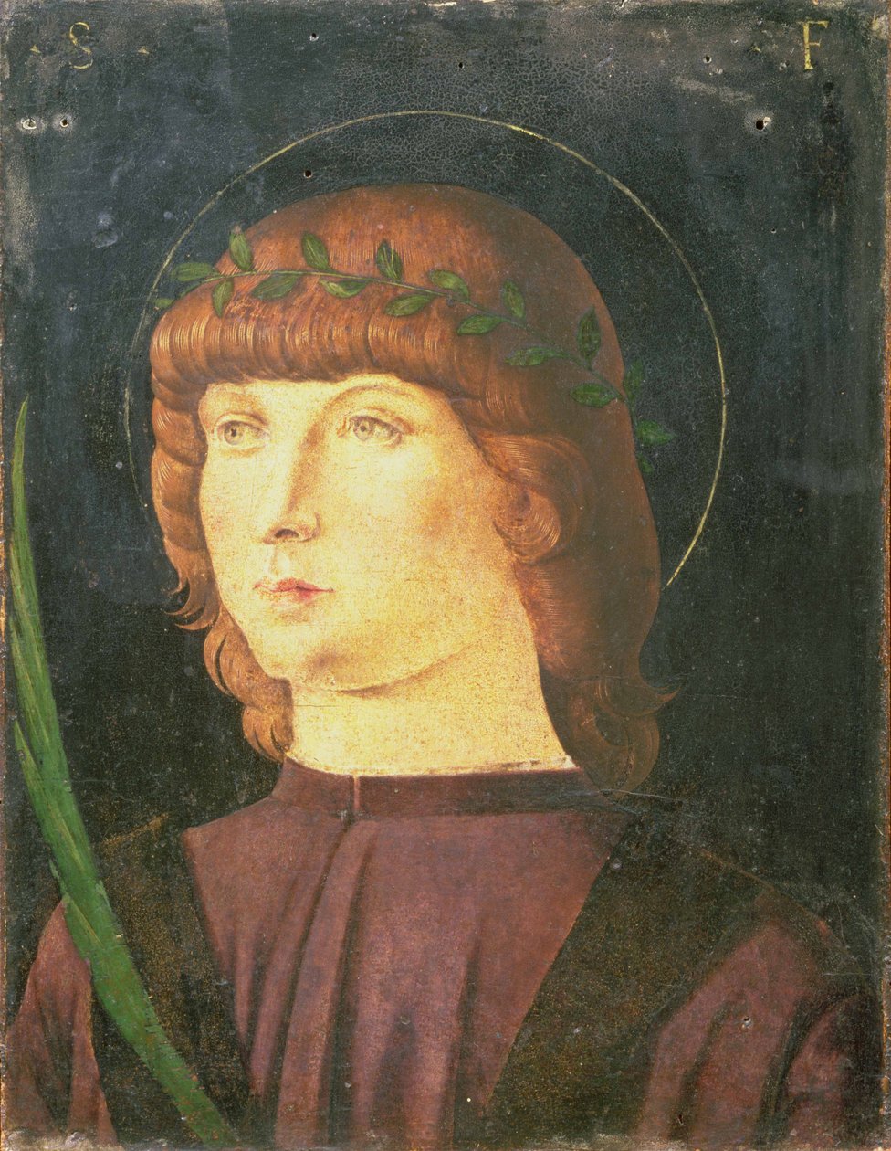 Retrato de St. Lawrence Giustiniani, Bispo de Veneza de Giovanni Bellini