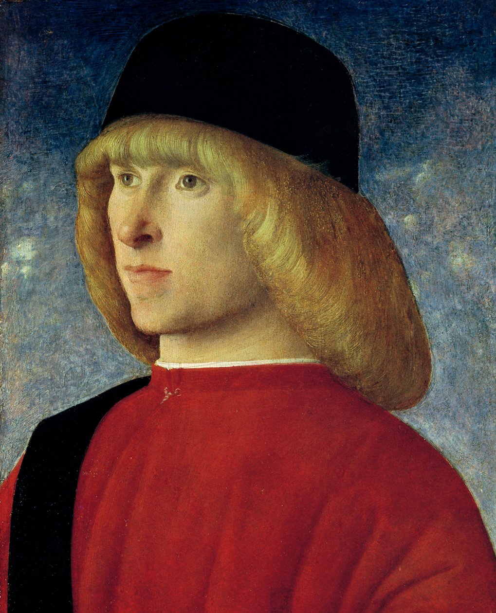 Retrato de um jovem senador, 1485-90 de Giovanni Bellini