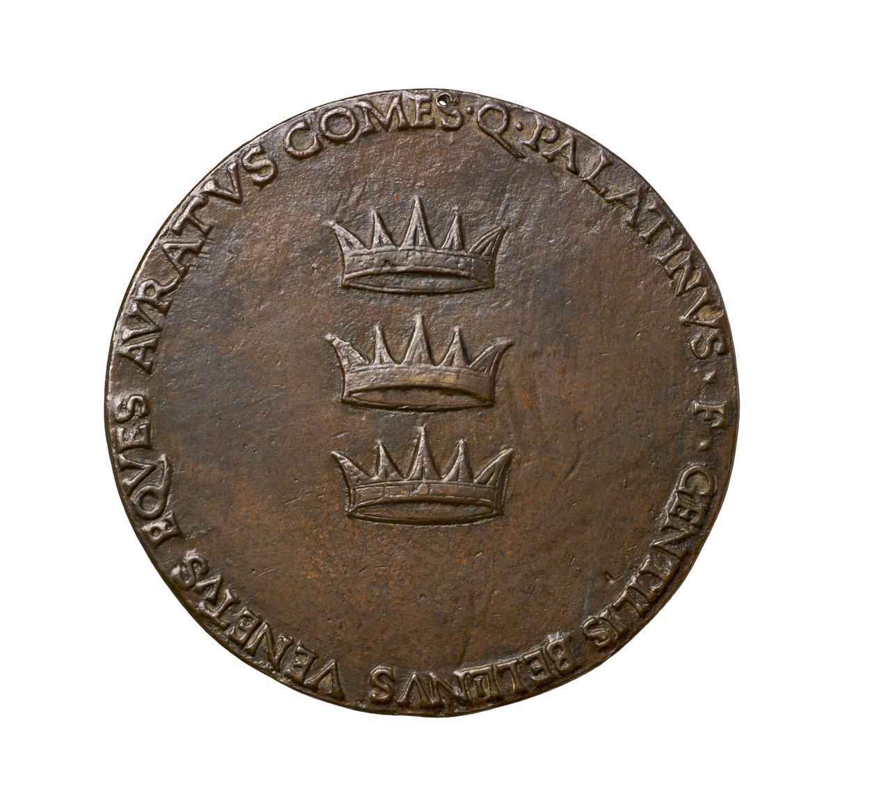 Medalha Renaissance de Florença, c.1480 (liga de cobre) de Giovanni Bellini