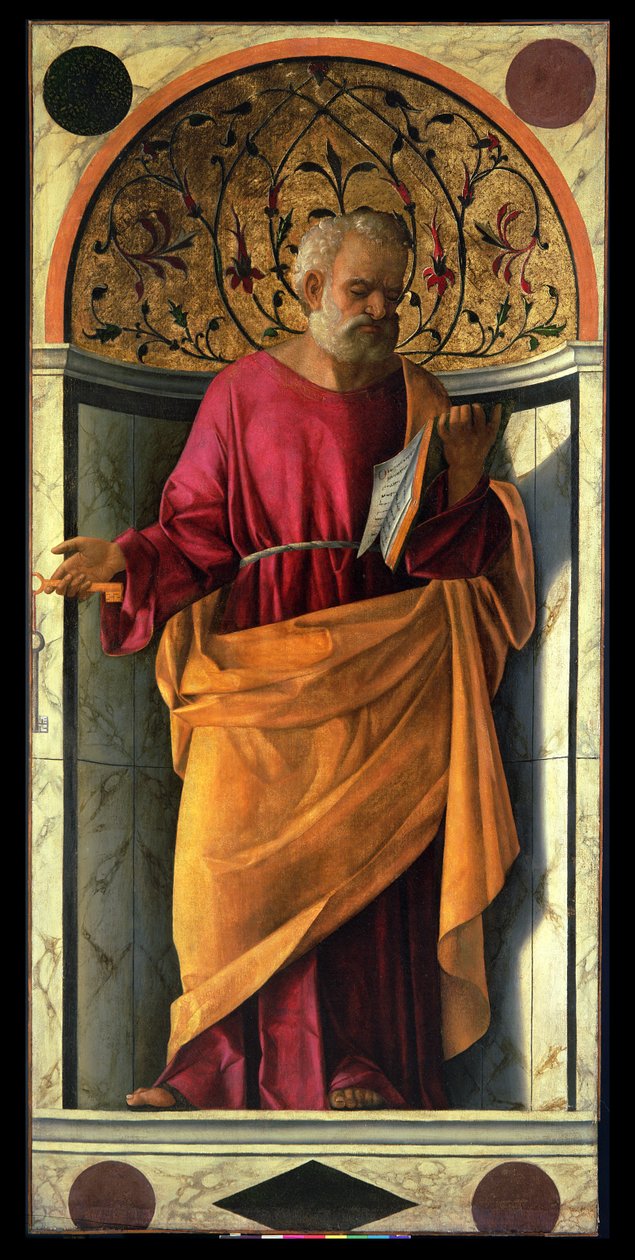 São Pedro (têmpera sobre tela) de Giovanni Bellini