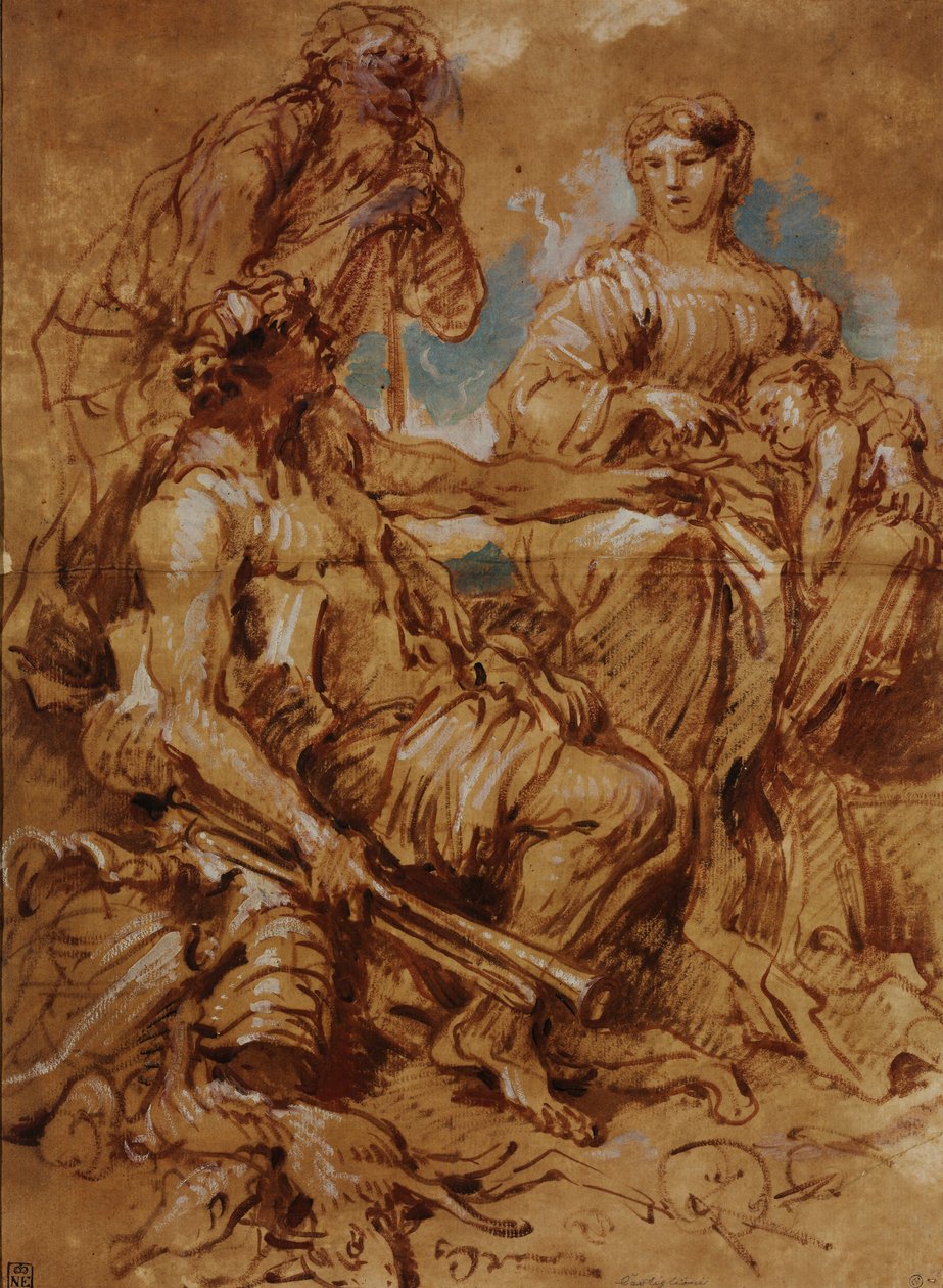 Alegoria em Honra ao Casal Governante de Mântua de Giovanni Benedetto Castiglione