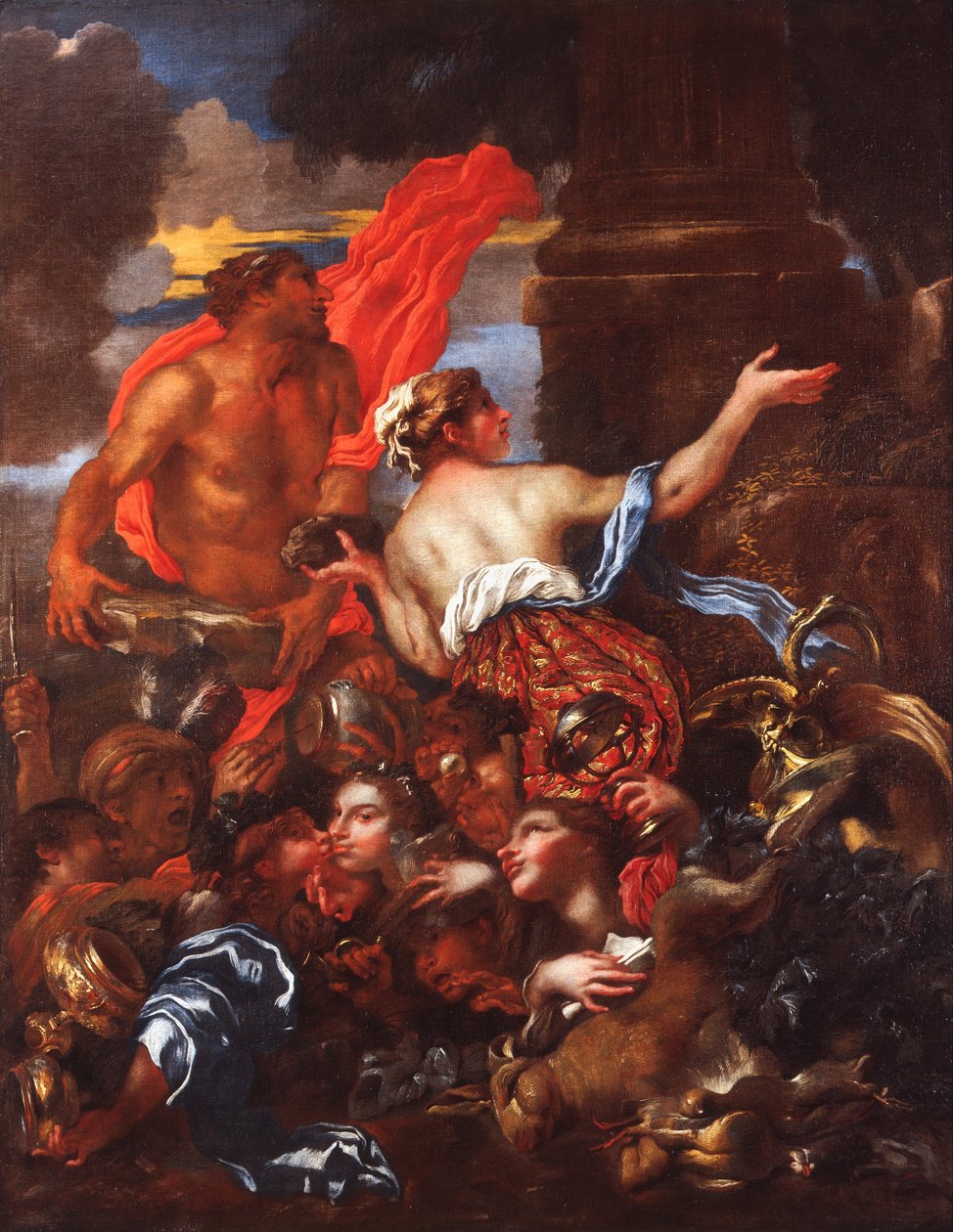 Deucalião e Pirra de Giovanni Benedetto Castiglione