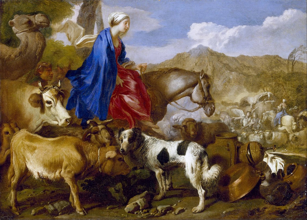 Viagem de Rebecca de Giovanni Benedetto Castiglione