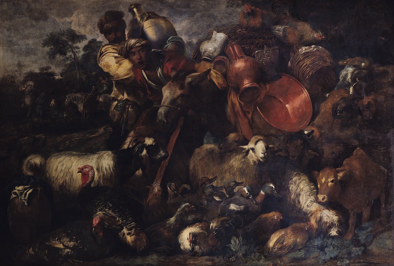 A caravana de Giovanni Benedetto Castiglione