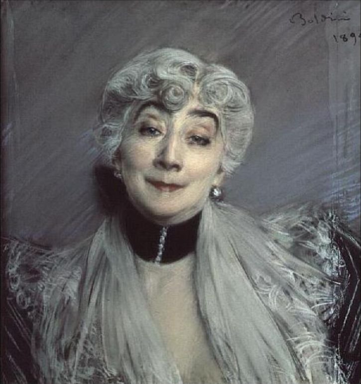 Retrato da condessa de Martel de Janville, conhecido como Gypsyn Deutsch: Portat de Grafin de Martel de Janville, chamado ZigeunerinnPolski: Portet ksieznejl de Janville, zwanej Cygankan de Giovanni Boldini
