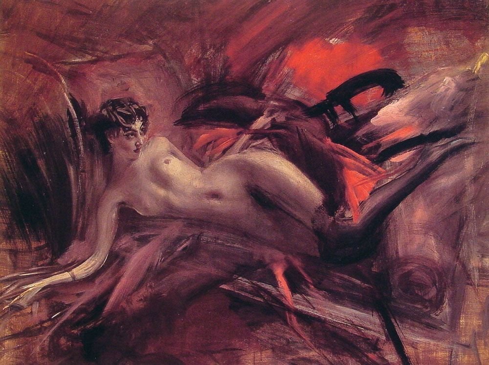 Nu reclinado de Giovanni Boldini