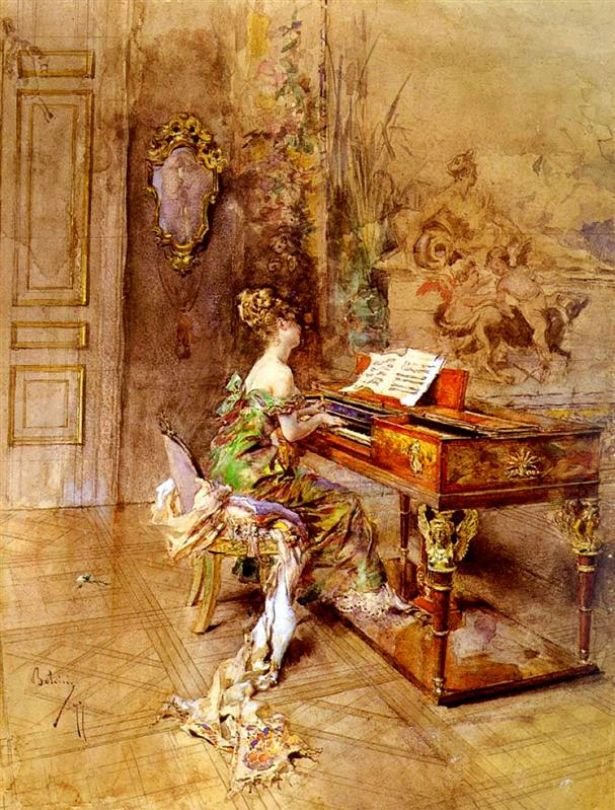 The PianistnDeutsch: Die WrestlingPolski: Pianistkan de Giovanni Boldini