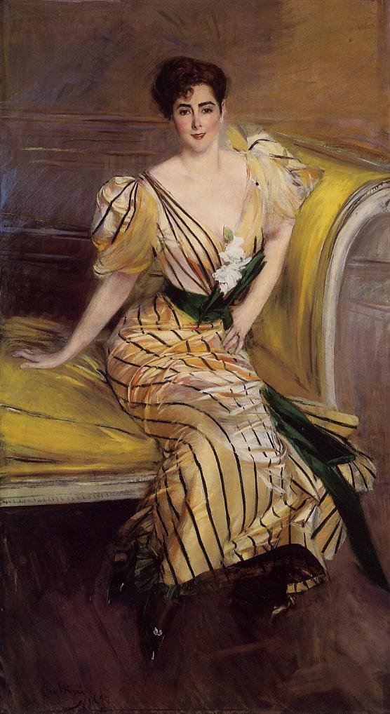 Retrato da Madame Josephina Alvear de Errazuriz de Giovanni Boldini