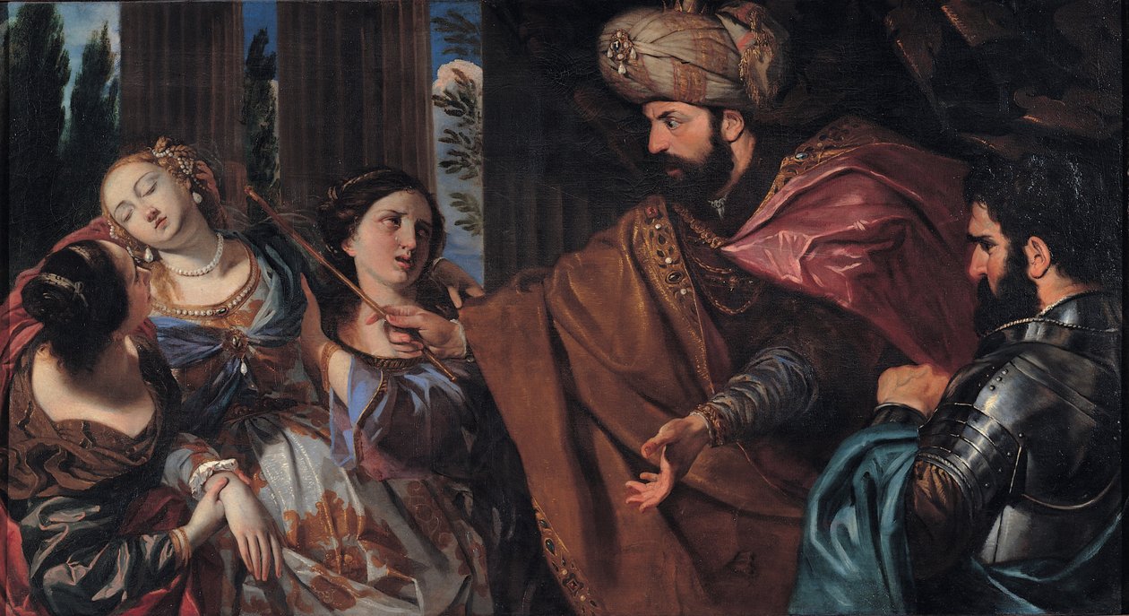 Ester antes de Assuero de Giovanni Battista Bonacina