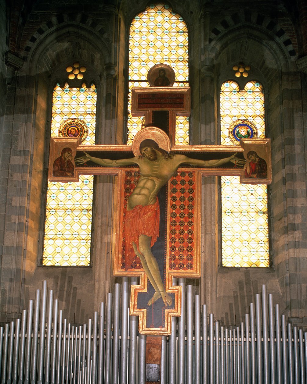 Crucifixo (têmpera no painel) de Giovanni Cimabue