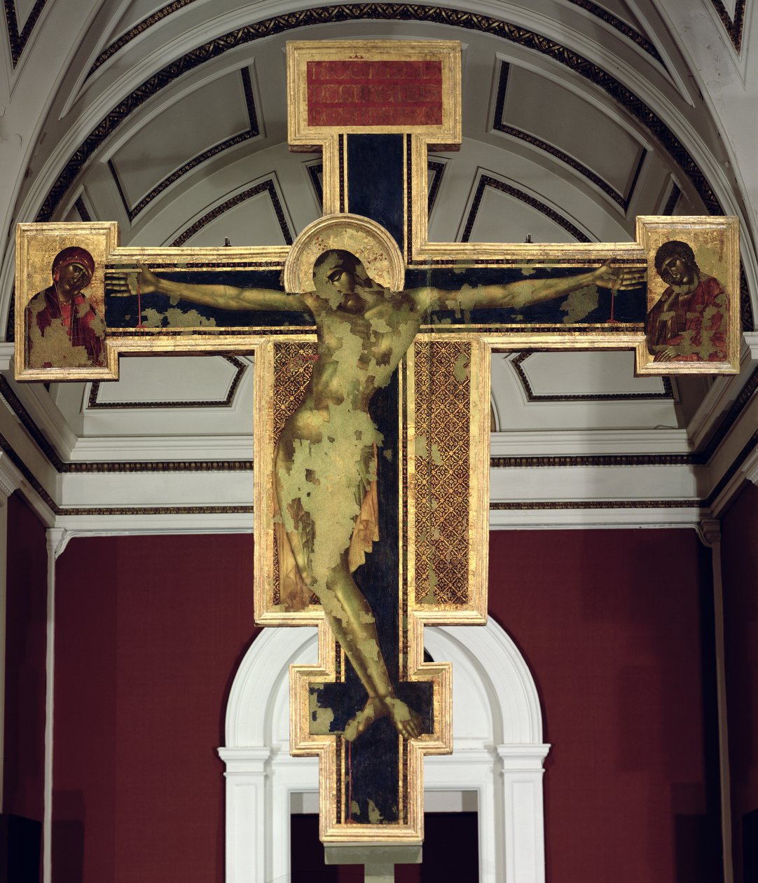 Crucifixo, 1287-88 (têmpera sobre madeira) de Giovanni Cimabue