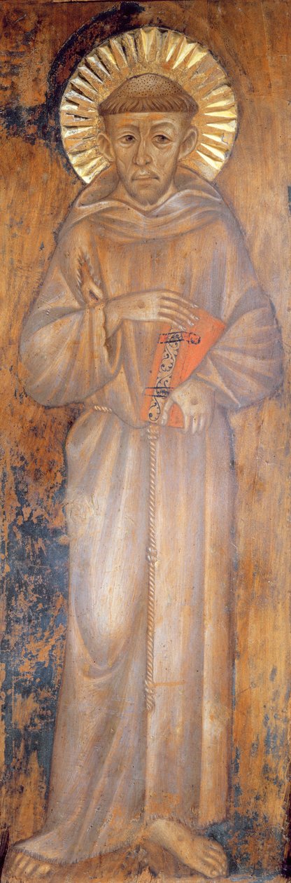 Retrato de São Francisco, c.1285 de Giovanni Cimabue