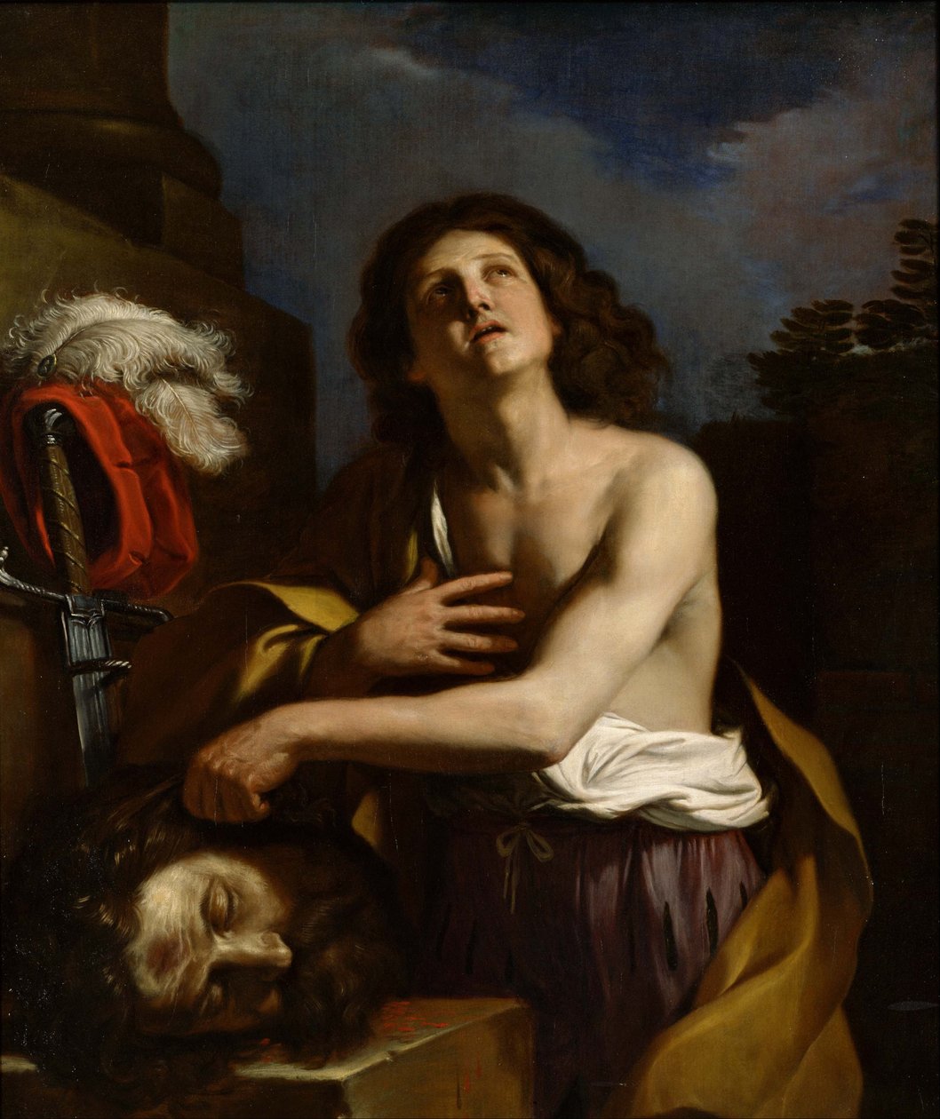Davi com a cabeça de Golias de Giovanni Francesco Barbieri
