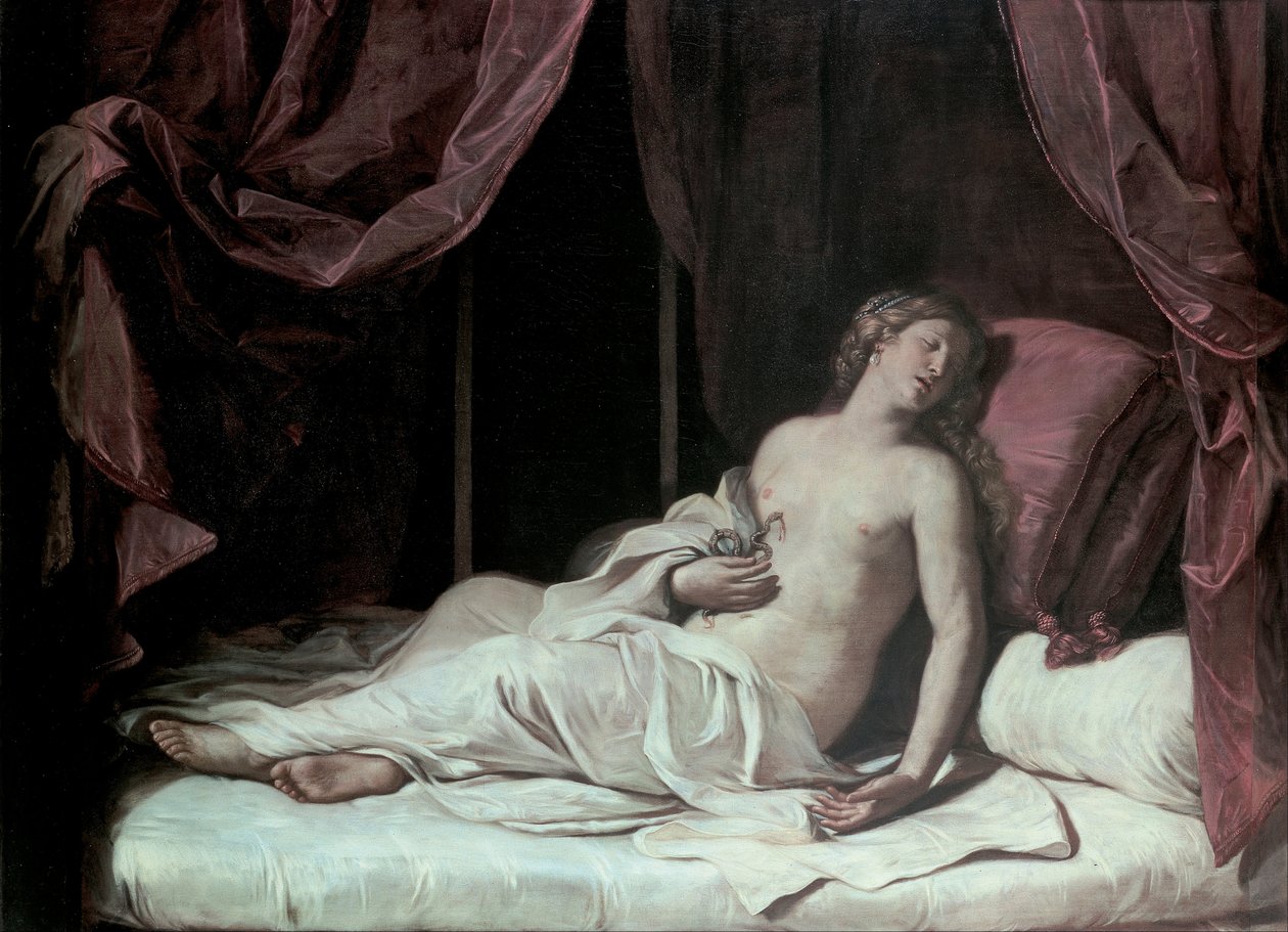Morte de Cleópatra de Giovanni Francesco Barbieri