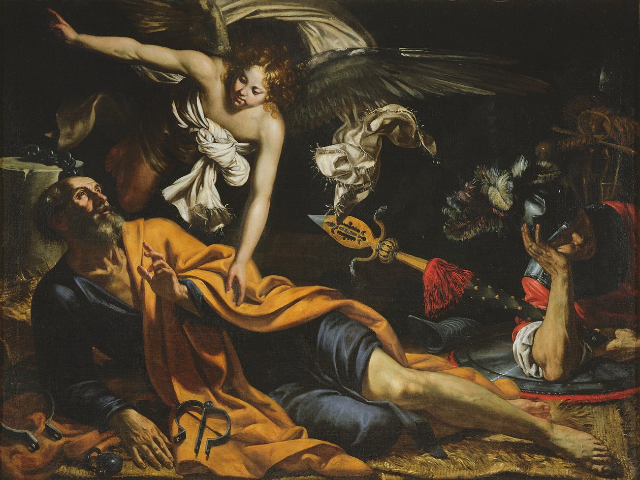 São Pedro Encarcerado de Giovanni Francesco Guerrieri