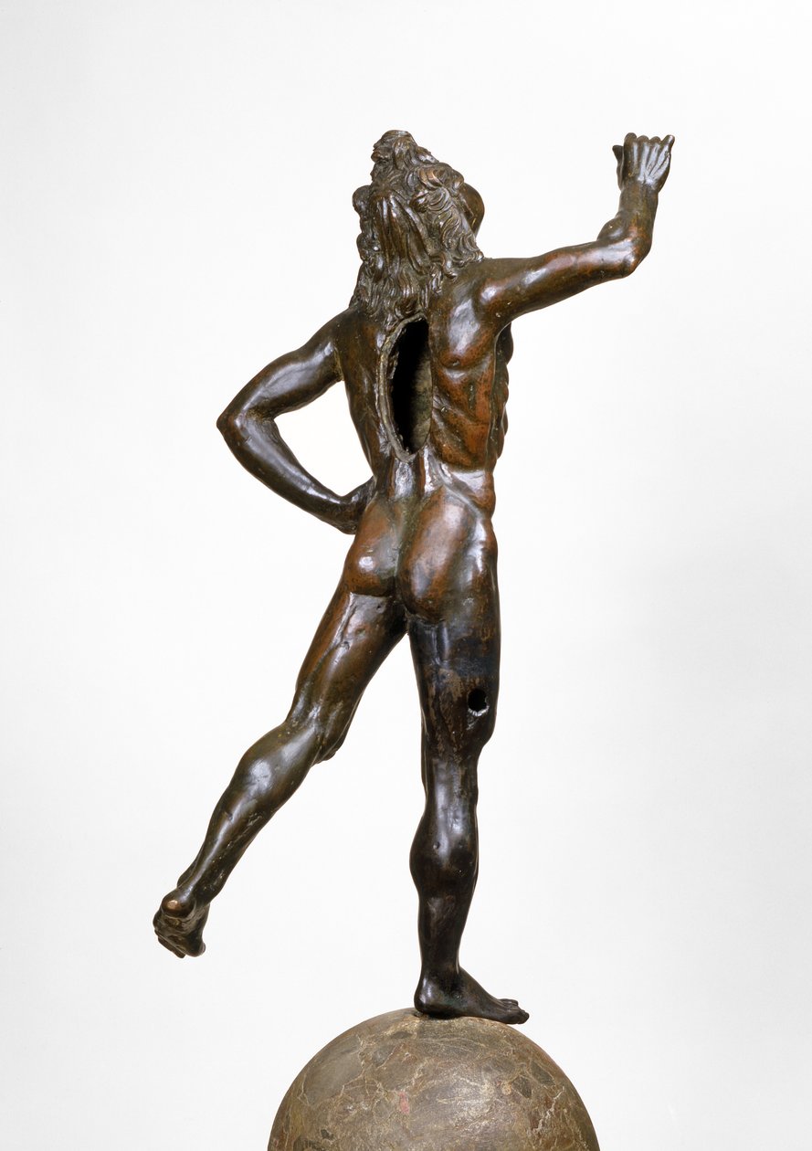 Mercury Taking Flight, c.1515 (liga de cobre, brecha e madeira) de Giovanni Francesco Rustici