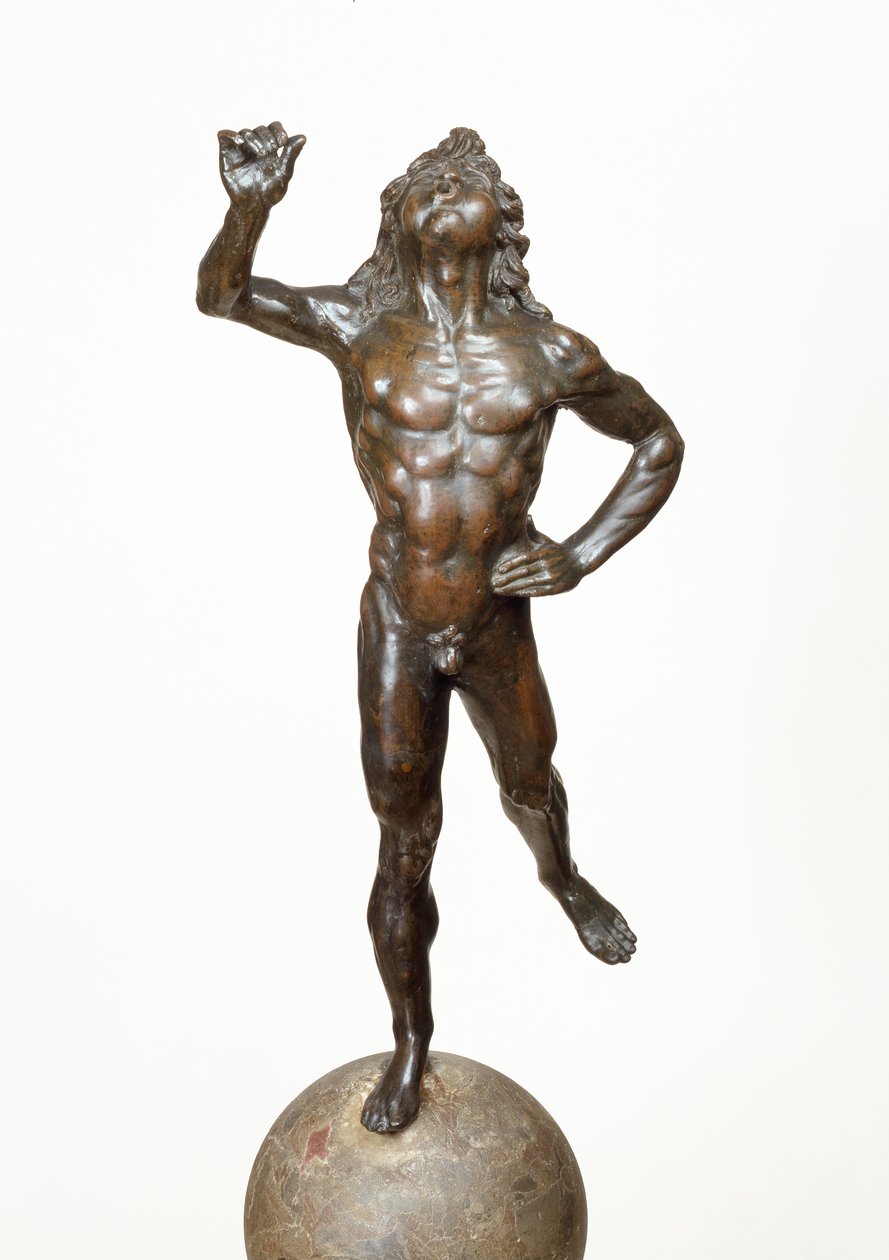 Mercury Taking Flight, c.1515 (liga de cobre, brecha e madeira) de Giovanni Francesco Rustici