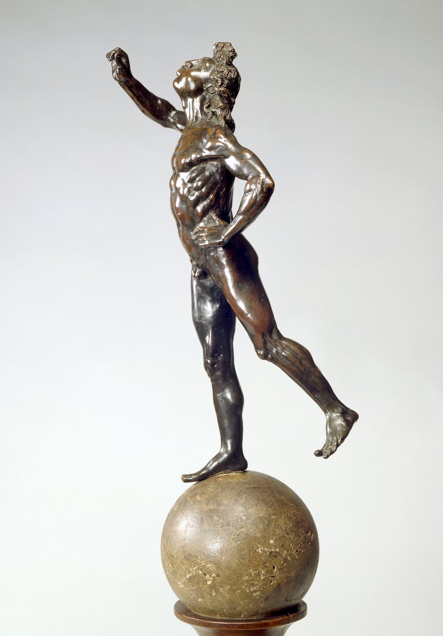 Mercury Taking Flight, c.1515 (liga de cobre, brecha e madeira) de Giovanni Francesco Rustici