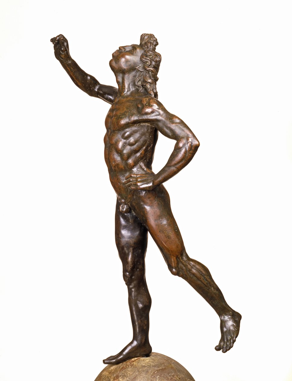 Mercury Taking Flight, c.1515 (liga de cobre, brecha e madeira) de Giovanni Francesco Rustici