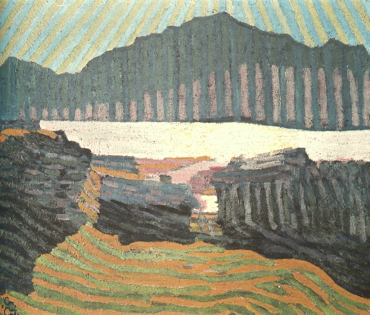 Vista, de, capolago, ticinon de Giovanni Giacometti