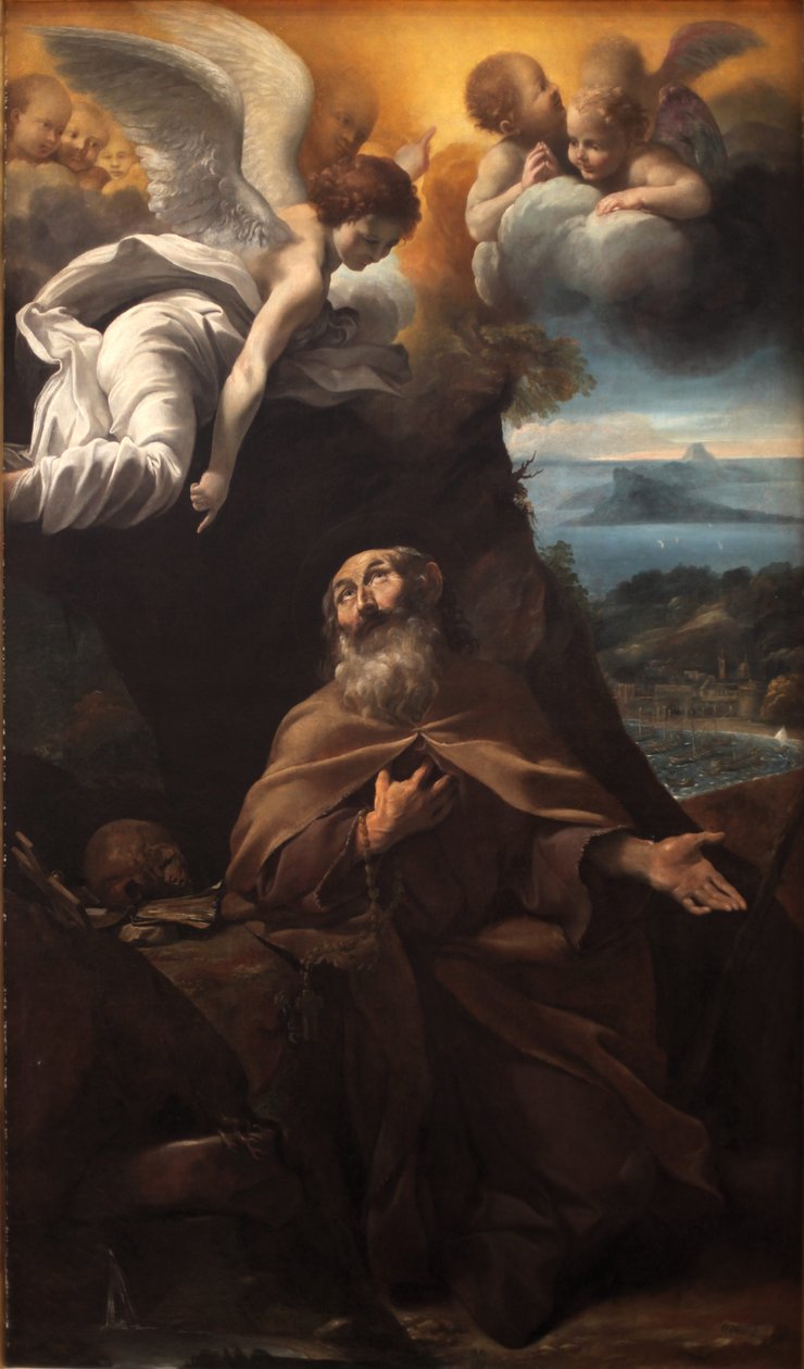 Saint Conrad Confalonieri de Giovanni Lanfranco