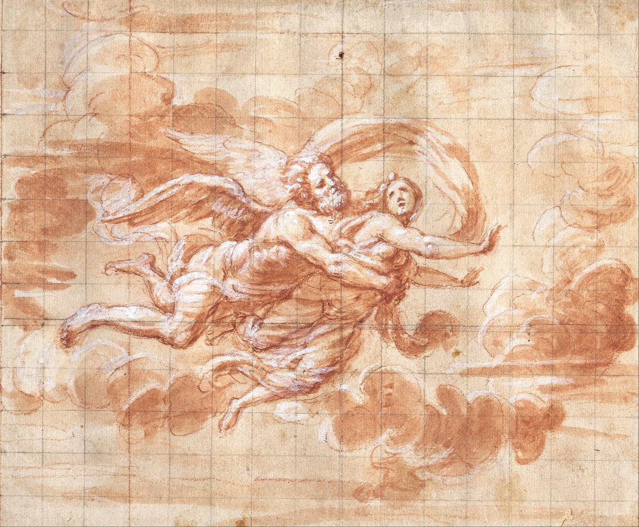 Boreas Abduting Orithyia de Giovanni Maria Morandi