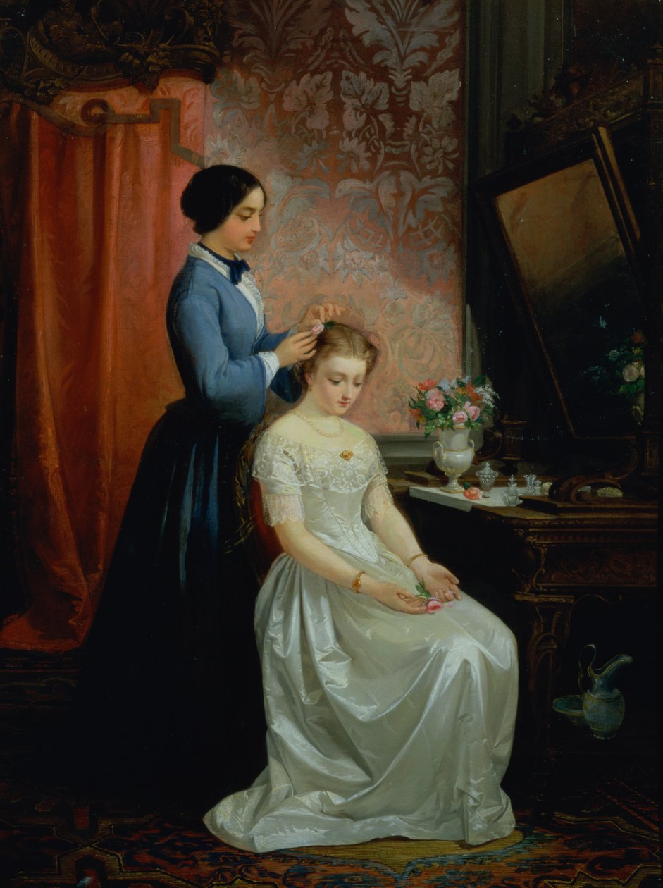 Preparando-se para a bola, 1894 de Giovanni Mochi