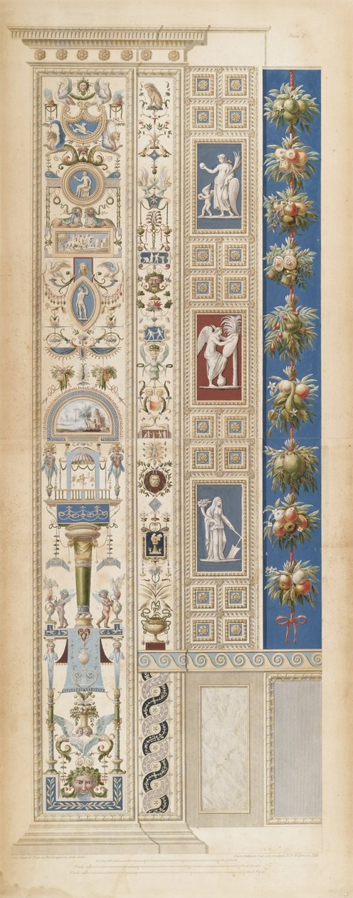 Placa I de Loggie por Rafaele no Vaticano de Giovanni Ottaviani