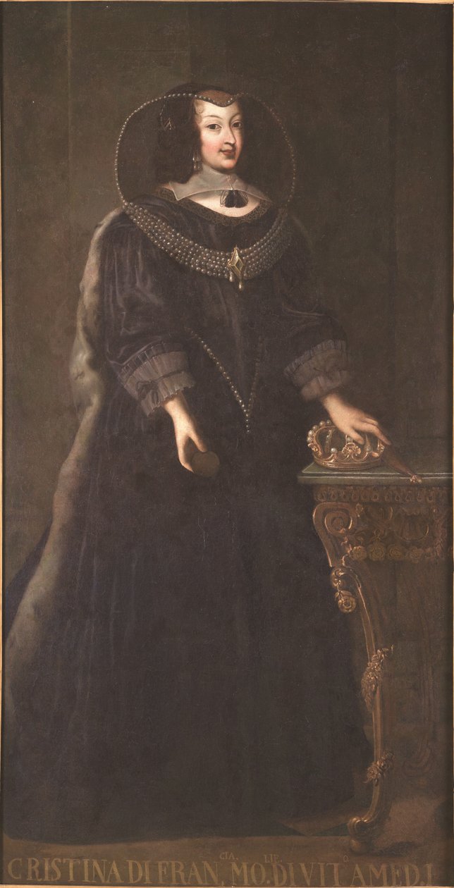 Retrato de Christine da França de Giovanni Panealbo or Panalbo