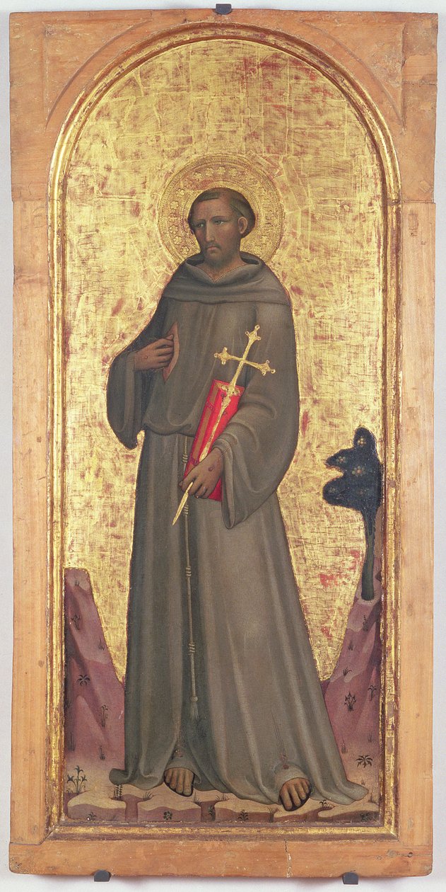 São Francisco (tempera no painel) de Giovanni dal Ponte