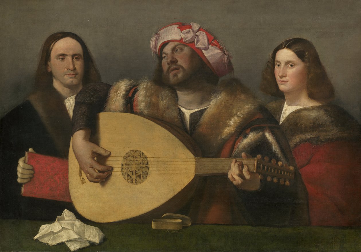 Um concerto, c.1518-20 de Giovanni de Busi Cariani