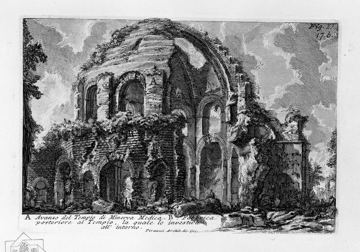 Templo de Minerva Medica de Giovanni Battista Piranesi