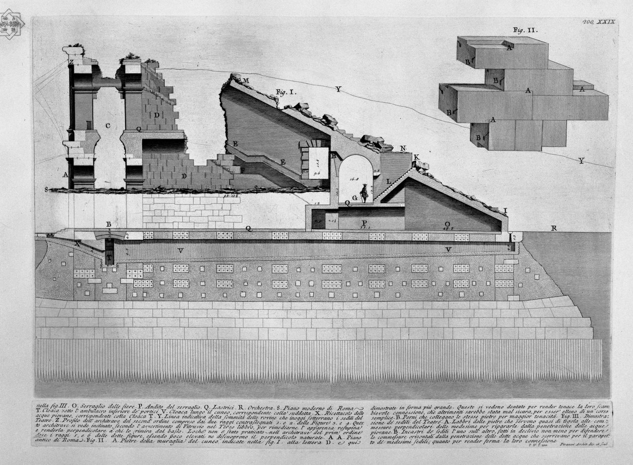 Teatro de Marcelo de Giovanni Battista Piranesi