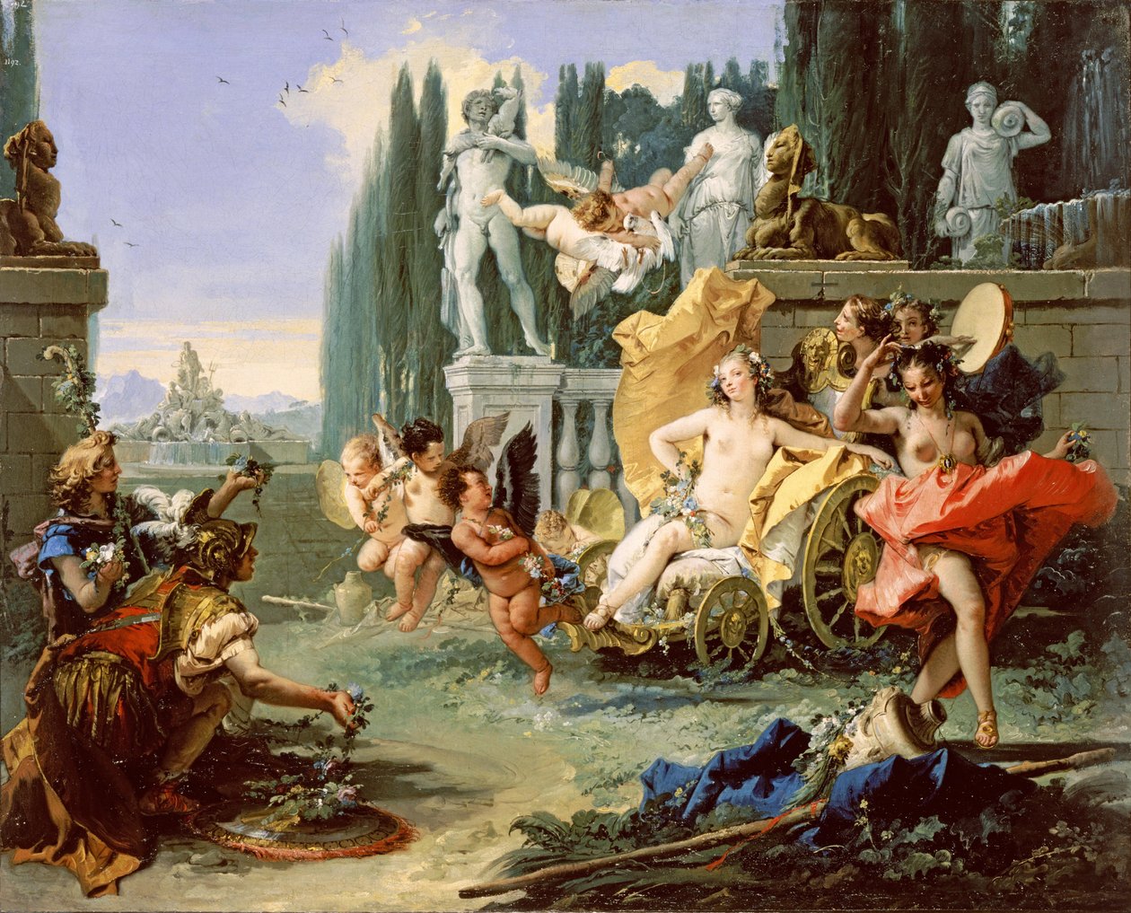 O Império da Flora de Giovanni Battista Tiepolo