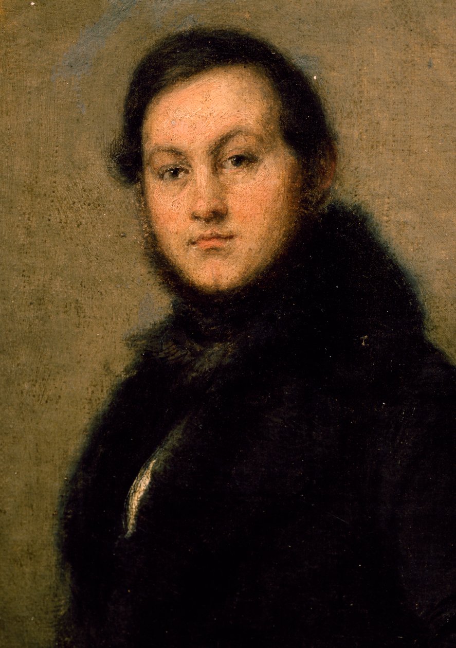 Retrato de Ignazio Marini (1811-1873), cantor de ópera, de Giovanni Carnovali conhecido como Piccio (1808-1873). Itália de Giovanni Carnovali
