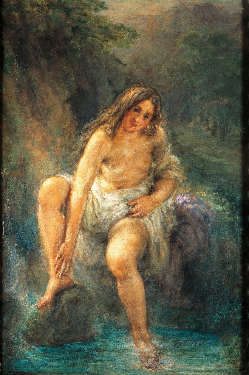 O banhista, de Giovanni Carnovali conhecido como The Piccio (1804-1873) de Giovanni Carnovali
