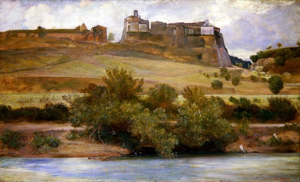 Foglia Sabina (óleo sobre painel) de Giovanni Costa