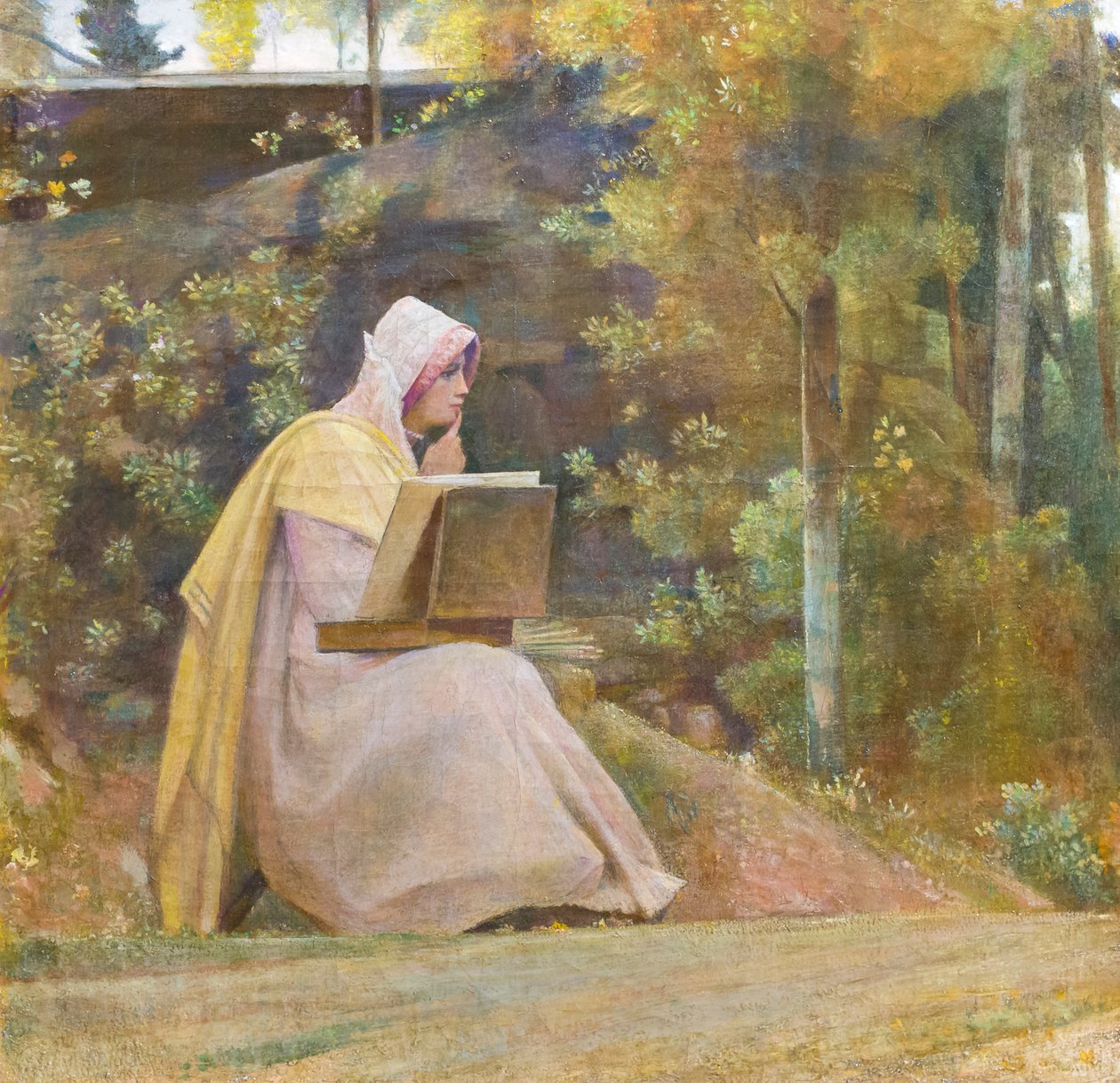 Ser ou não ser. Quem não ama não é, c.1879 (óleo sobre tela) de Giovanni (1826 1903) Costa