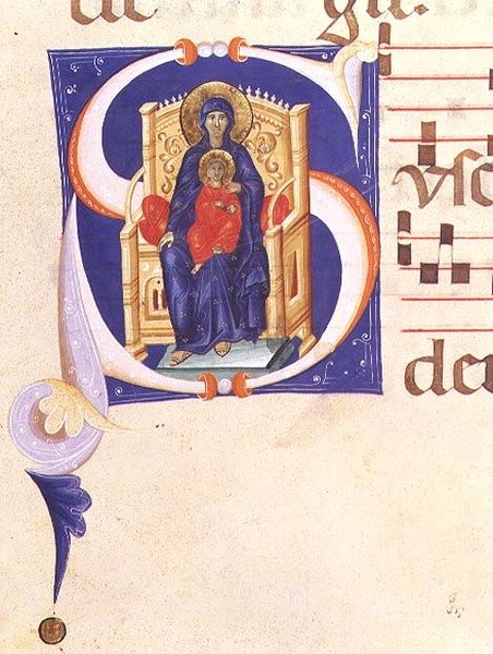 Sra. 562 f.16r Historiated 