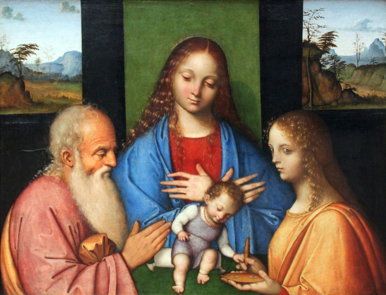 Virgem e Menino















 com São José e Lúcia de Giovanni Agostino da Lodi