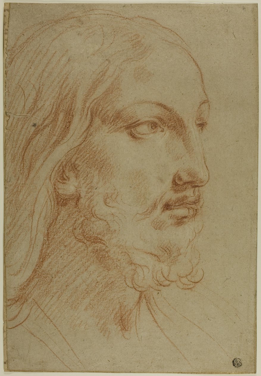 Cabeça de Cristo de Giovanni Andrea Sirani