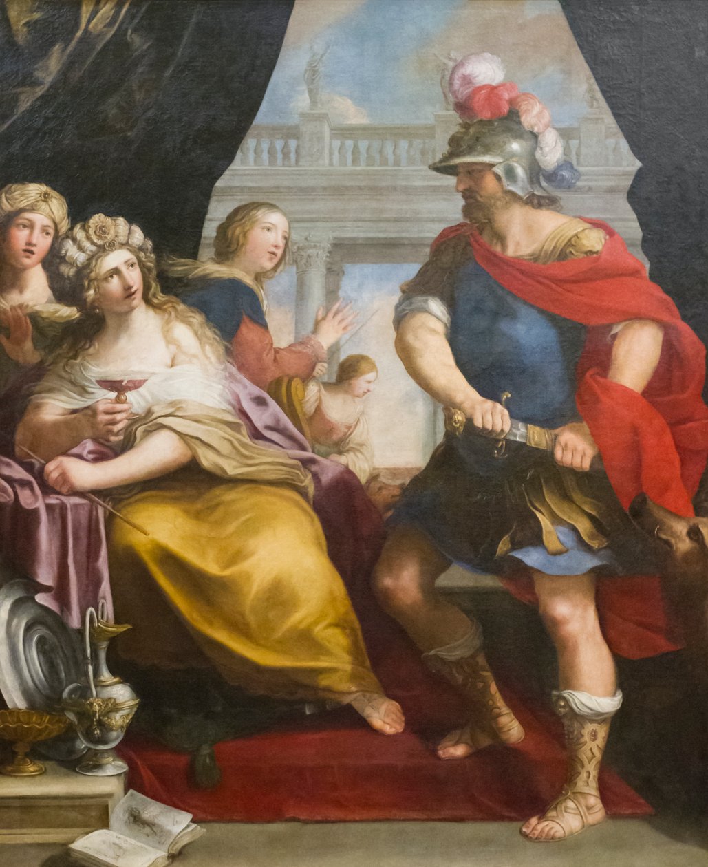Ulisses e Circe (óleo sobre tela) de Giovanni Andrea Sirani