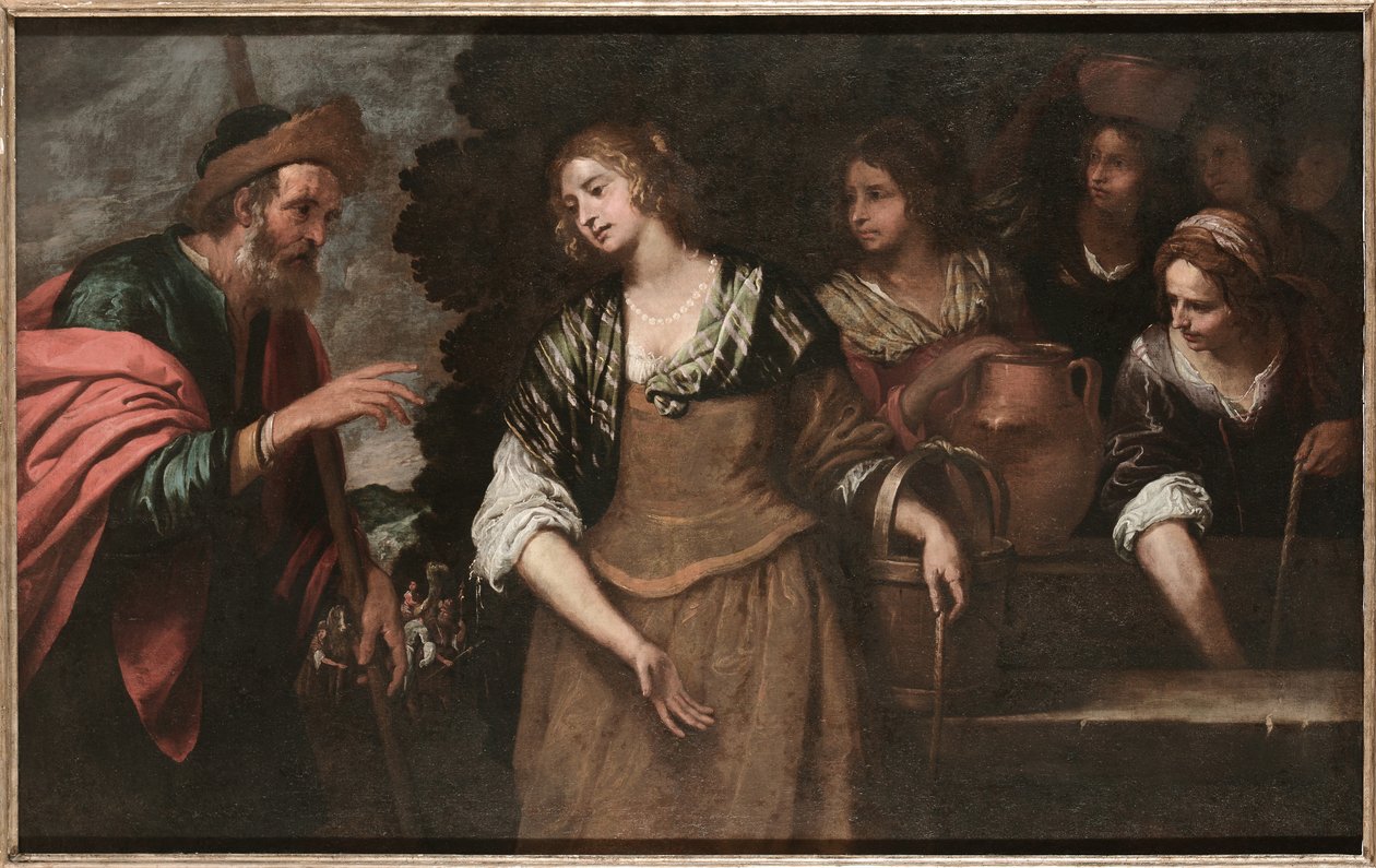 Rebecca no poço. de Giovanni Andrea de Ferrari