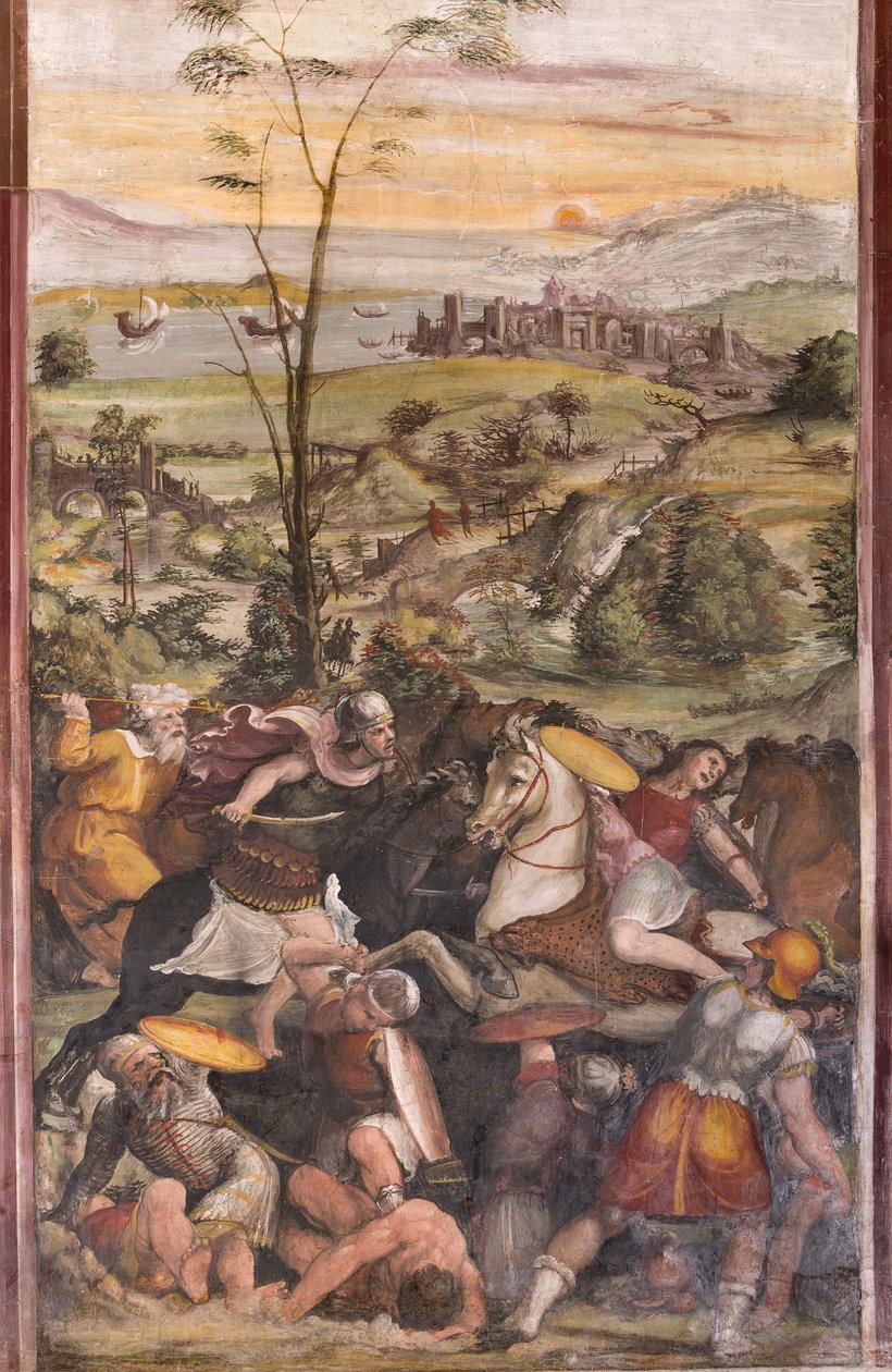 Batalha de Issus de Giovanni Antonio Bazzi Sodoma